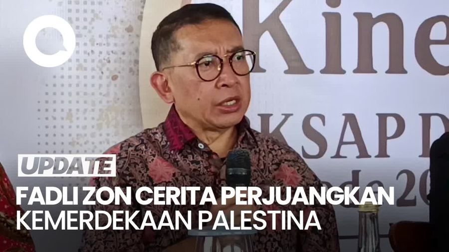 Video: Fadli Zon Cerita Upaya BKSAP DPR Perjuangkan Kemerdekaan Palestina