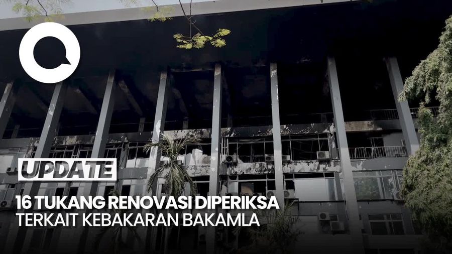 Video: Polisi Periksa 16 Tukang Renovasi di Gedung Bakamla Terkait Kebakaran