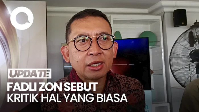 Video Fadli Zon Sayangkan Pembubaran Diskusi di Kemang: Kritik Hal yang Biasa