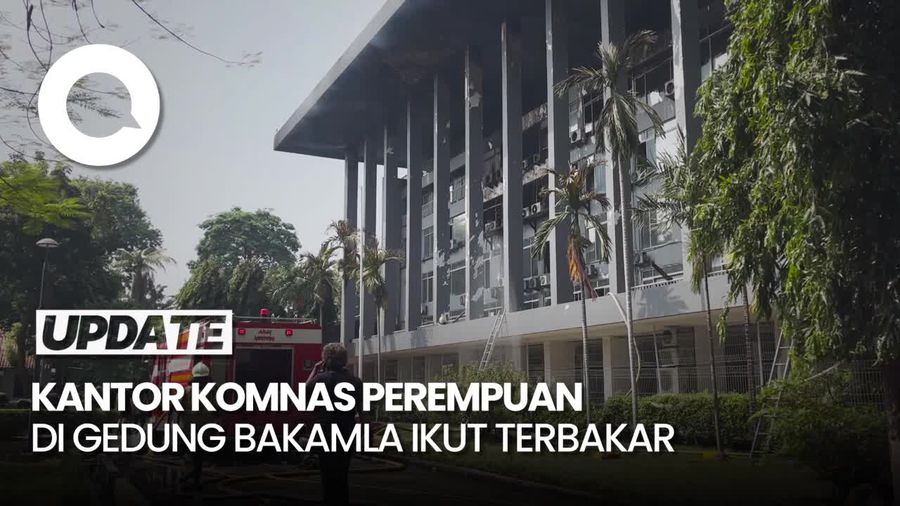 Video: Gedung Bakamla Terbakar, Ada Kantor Komnas Perempuan-Yayasan Bung Karno