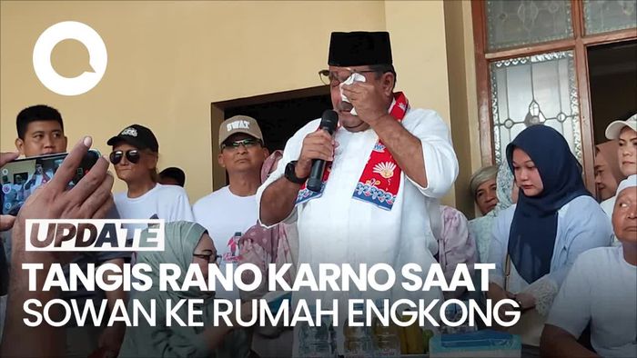 Video: Momen Rano Karno Menangis saat Sambangi Rumah Kerabat di Tebet