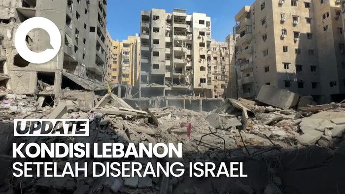 Video: Penampakan Beirut Lebanon Setelah Diserang Israel