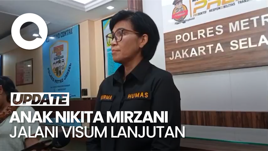 Anak Nikita Mirzani Jalani Visum Lanjutan di RSCM