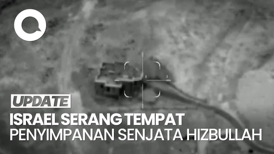 Video: Detik-Detik Israel Serang Gudang Senjata Hizbullah