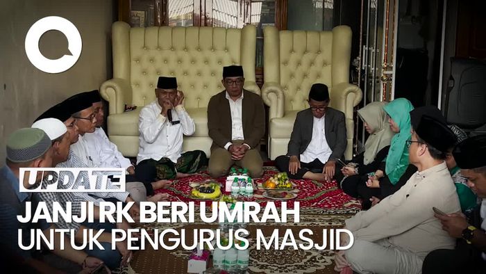 Video: RK Janji Bakal Perjuangkan Program Umrah untuk Pengurus Masjid