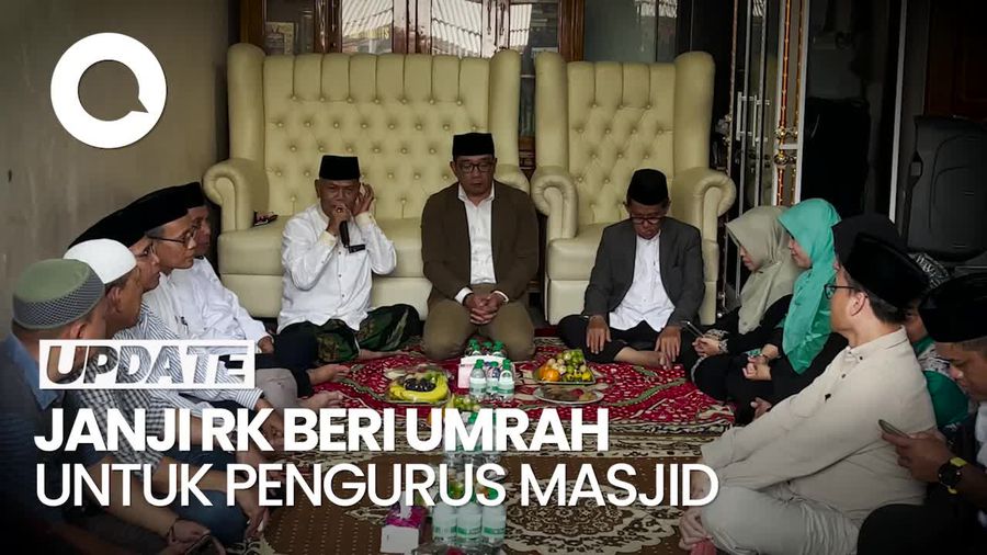 Video: RK Janji Bakal Perjuangkan Program Umrah untuk Pengurus Masjid