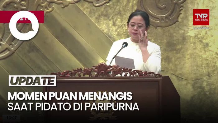 Video: Puan Menangis dan Dapat Standing Ovation di Paripurna Terakhir DPR