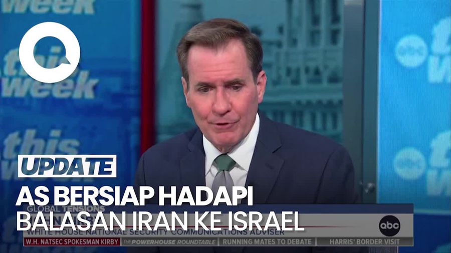 Video: Gedung Putih Ungkap AS Harus Siap Hadapi Balasan Iran ke Israel