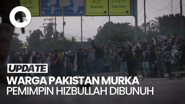 Video: Demo Protes Tewasnya Pemimpin Hizbullah di Pakistan Ricuh!