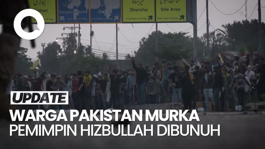Video: Demo Protes Tewasnya Pemimpin Hizbullah di Pakistan Ricuh!