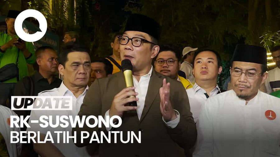 RK-Suswono Berlatih Pantun untuk Persiapan Debat Pilgub Jakarta