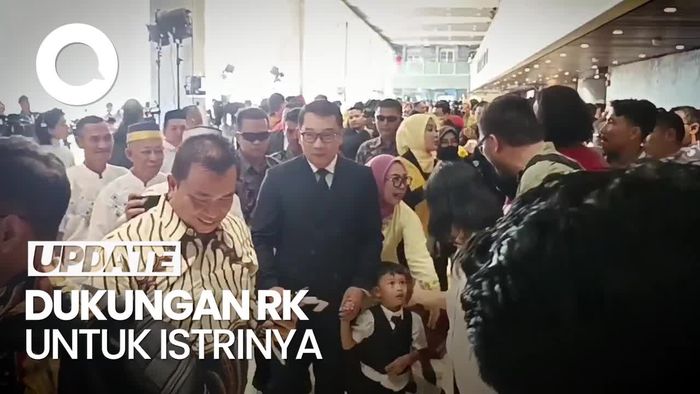 Video RK Dampingi Atalia Pelantikan Anggota DPR