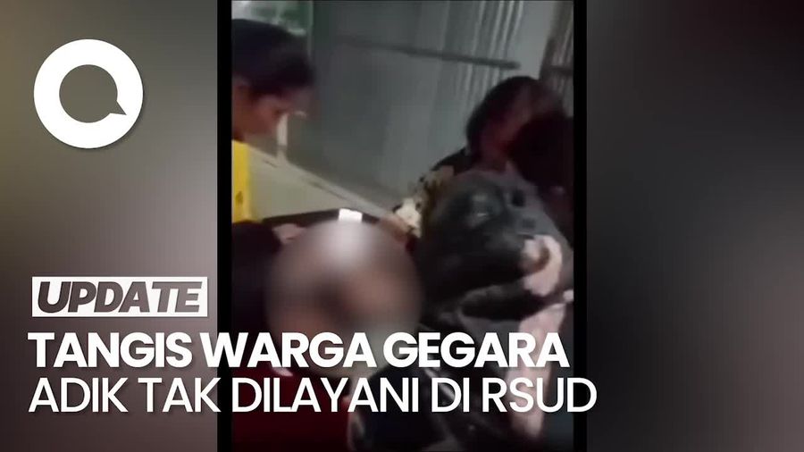 Video Viral Warga Menangis gegara Adiknya Tak Dilayani di RSUD OKU Selatan