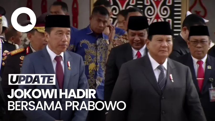 Video: Jokowi Didampingi Prabowo Hadiri Pelantikan Anggota MPR/DPR/DPD