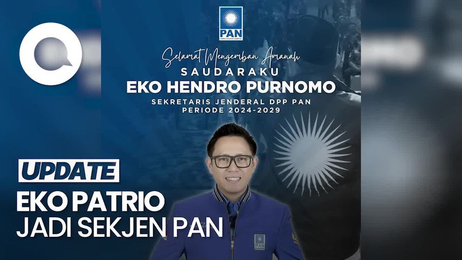 Video: Jadi Sekjen PAN, Begini Jejak Karier Politik Eko Patrio