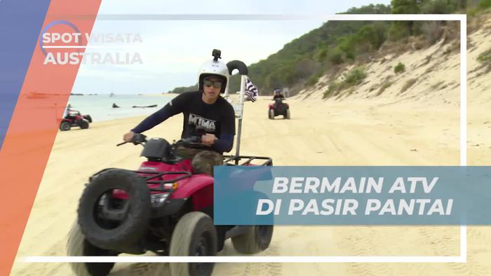 Rasakan Sensasi Bermain ATV di Pasir Pantai yang Indah Australia