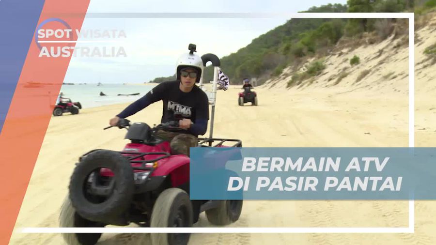 Rasakan Sensasi Bermain ATV di Pasir Pantai yang Indah Australia