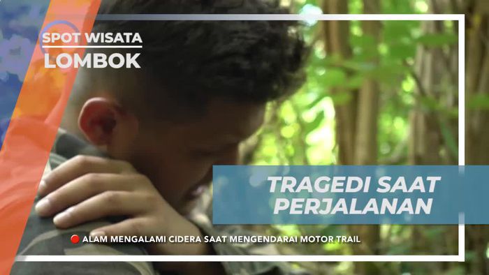 Saksikan Momen Menegangkan Saat Riding di Lombok
