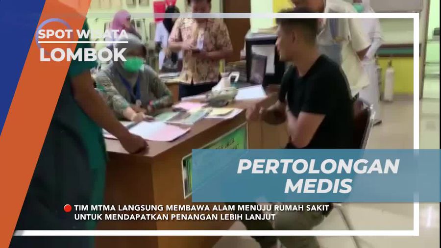Momen Pertolongan Medis Cepat di Lombok
