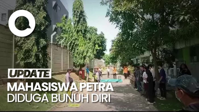 Video: Geger Mahasiswa Petra Diduga Lompat dari Lantai 12 Gedung Kampus