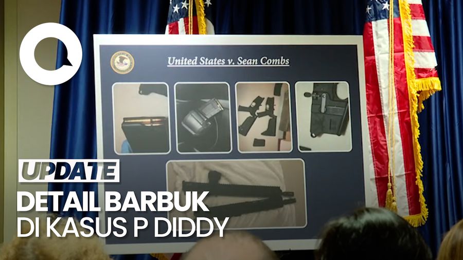 Video Barbuk yang Disita di Rumah P Diddy: Ribuan Botol Baby Oil-Senpi