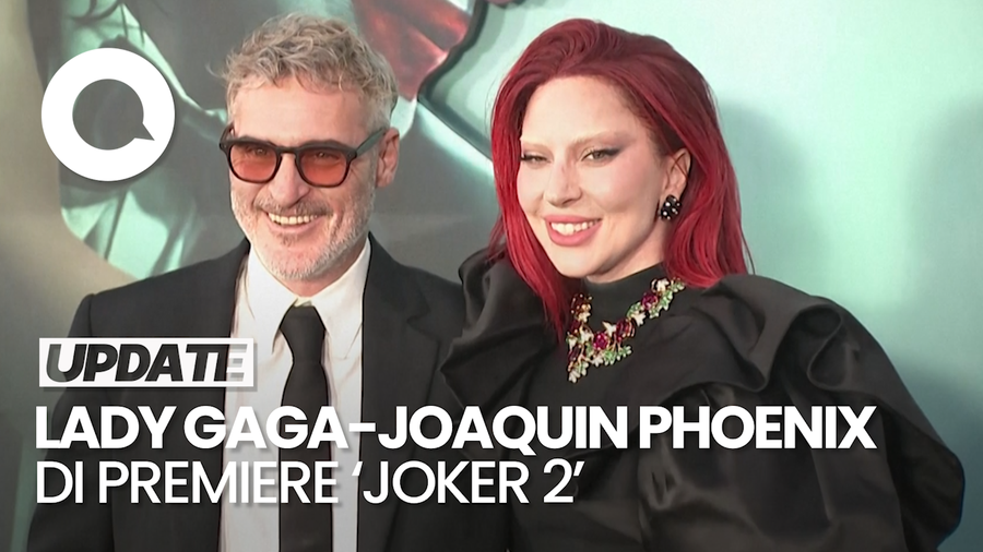 Video: Gaya Kompak Lady Gaga-Joaquin Phoenix di Premiere Joker 2 LA