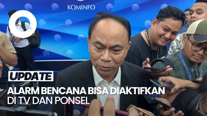 Kominfo Bangun Sistem Peringatan Dini Bencana, Aktif di TV-Ponsel