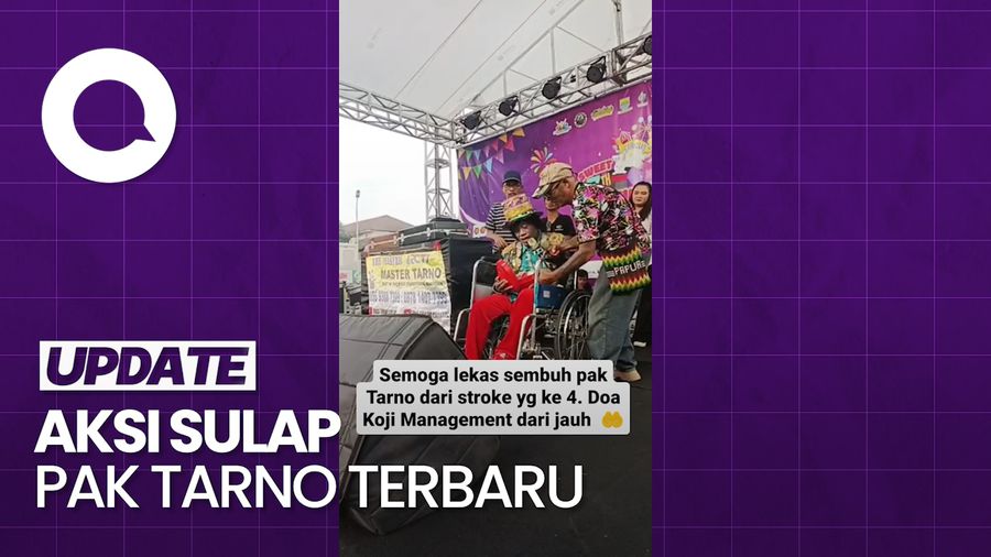 Video: Alami Stroke, Pak Tarno Tetap Main Sulap di Atas Kursi Roda