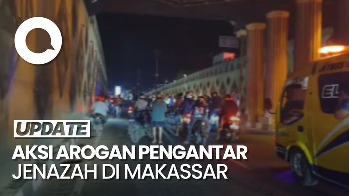 Video: Heboh Pengantar Jenazah Membusur Warga di Makassar