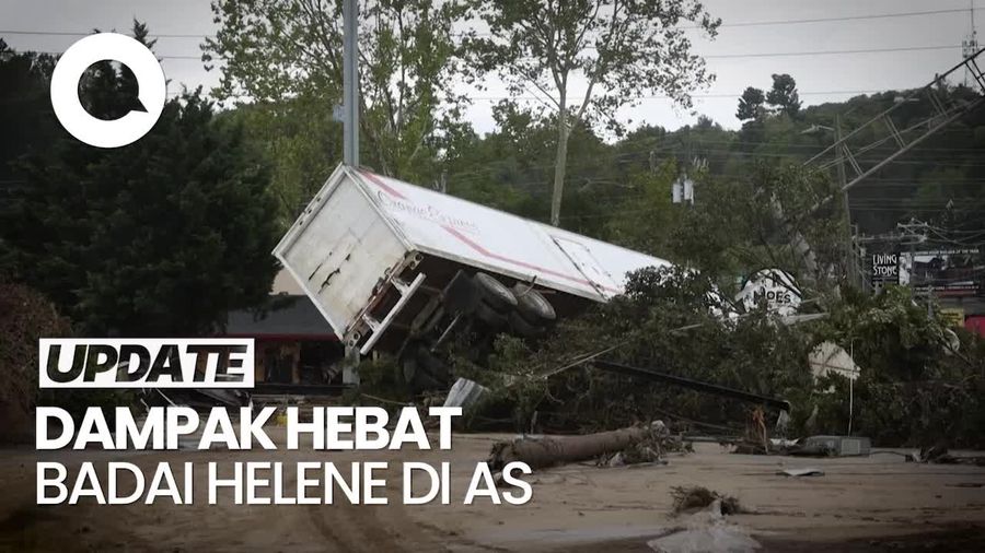Video: Sudah 90 Orang Tewas di AS Akibat Badai Helene