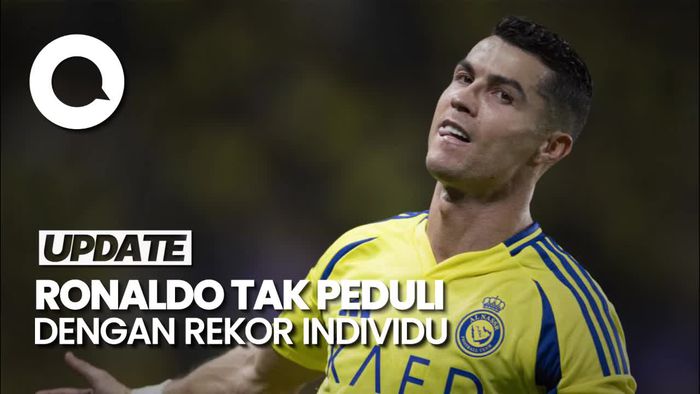 Video: Ronaldo Sudah Nggak Termotivasi Lagi dengan Rekor Individu