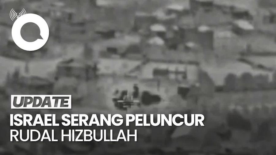 Video: Detik-detik Israel Serang Peluncur Rudal Hizbullah