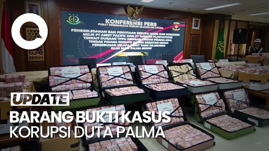 Video: Penampakan Uang Rp 372 M di Kasus Korupsi Duta Palma