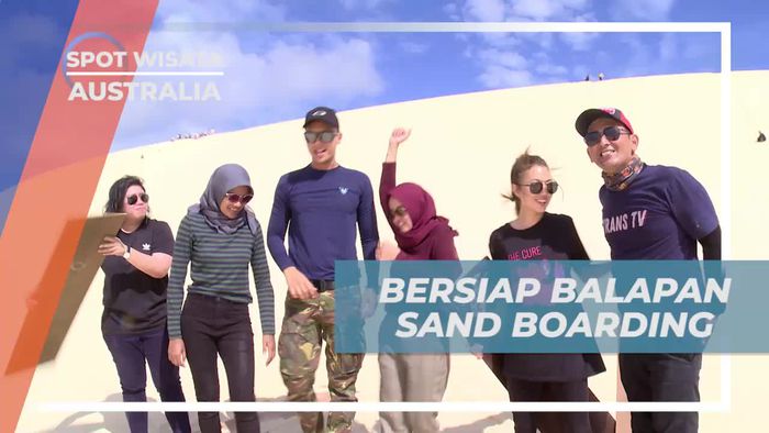 Berlomba Seru dengan Sand Boarding di Australia