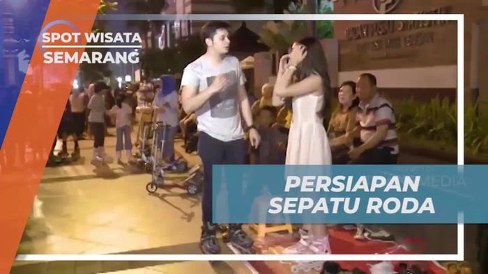 Bersenang-senang Mencoba Sepatu Roda di Semarang