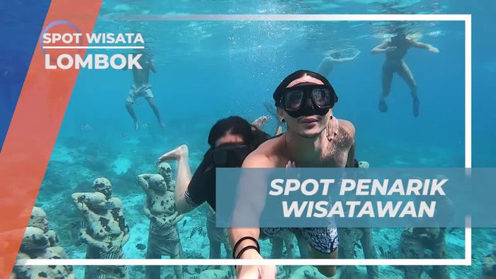 Patung-patung Bawah Laut Gili Meno, Keindahan Alam Eksotis di Lombok