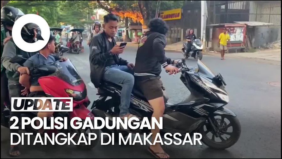 Video: 2 Polisi Gadungan Rampok Motor-Aniaya Remaja Balap Liar Ditangkap