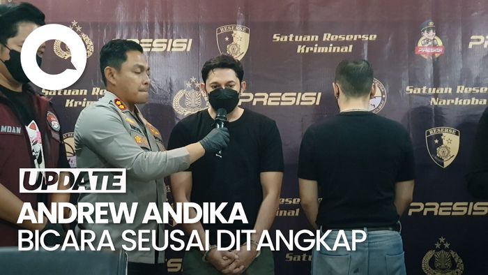 Video: Permintaan Maaf Andrew Andika Seusai Terjerat Narkoba