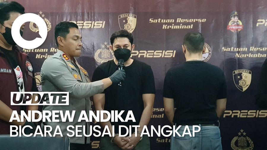Video: Permintaan Maaf Andrew Andika Seusai Terjerat Narkoba