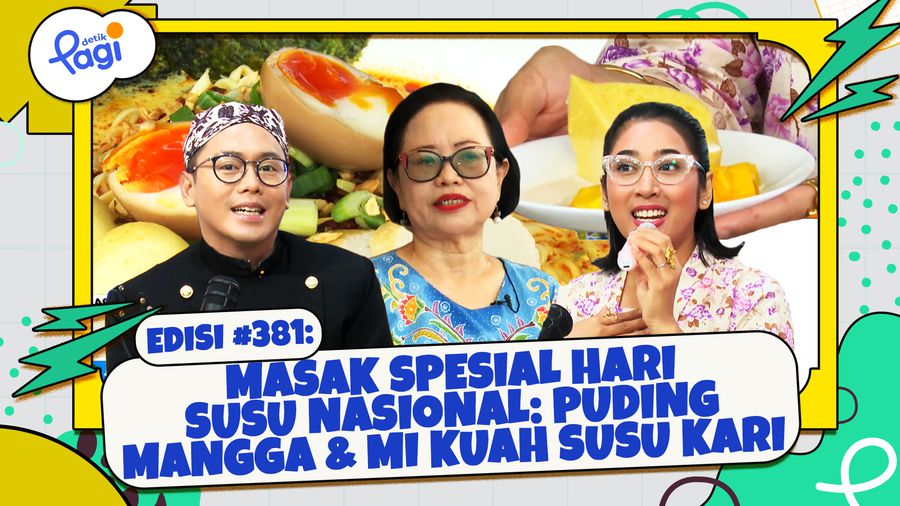 Masak Spesial Hari Susu Nasional: Puding Mangga & Mi Kuah Susu Kari