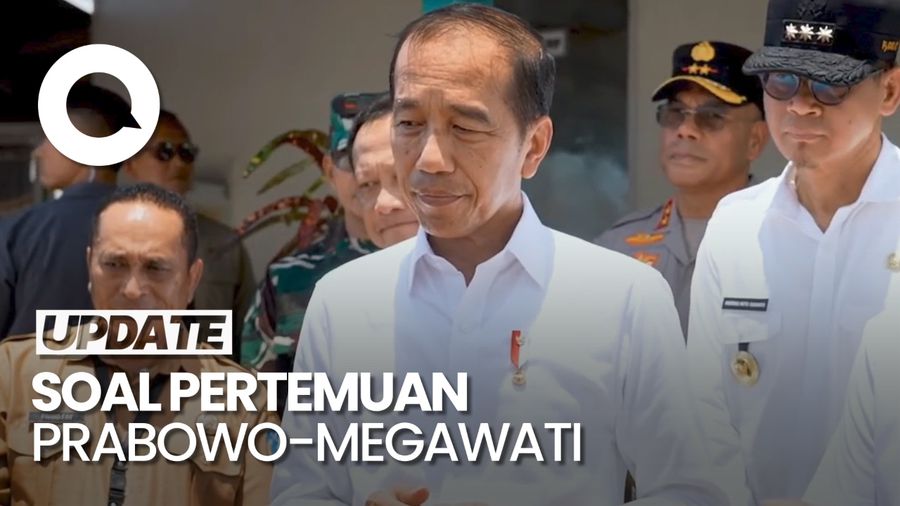 Video Jokowi Sambut Baik Rencana Pertemuan Prabowo-Megawati