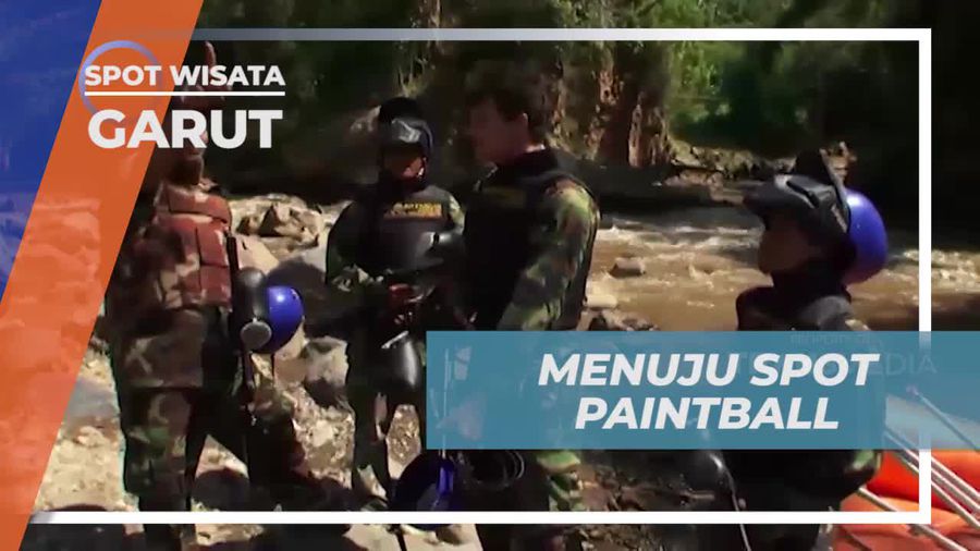 Menuju Spot Paintball yang Seru di Garut