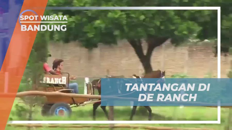 Menerima Tantangan Mengumpulkan Bendera di De Ranch, Bandung