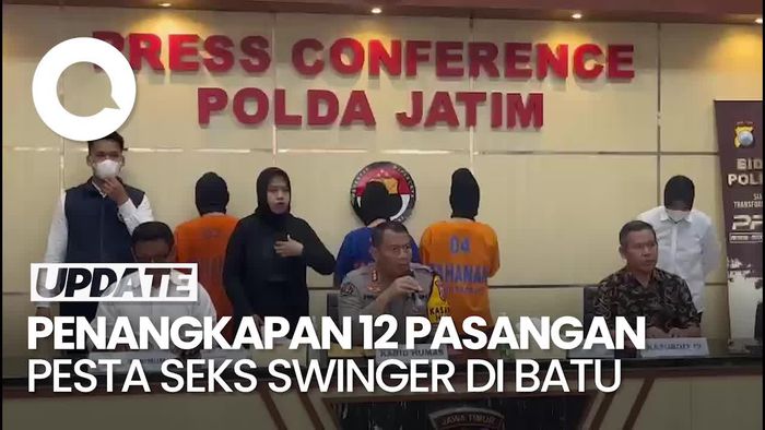 Video: 12 Pasangan Pesta Seks Swinger di Kota Batu Diamankan Polisi