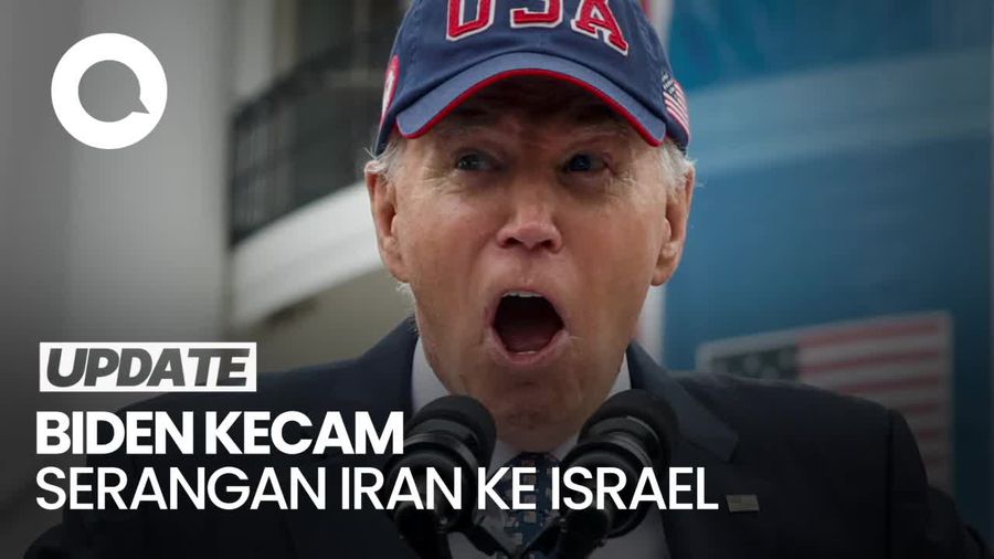 Video Biden Kecam Serangan Iran: Jangan Salah, AS Sepenuhnya Dukung Israel!