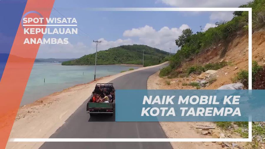 Perjalanan Asyik ke Kota Tarempa dengan Mobil Tumpangan, Kepulauan Anambas