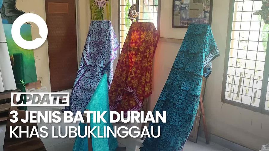Video: 3 Jenis Batik Durian Khas Kota Lubuklinggau Karya Armada Mandala