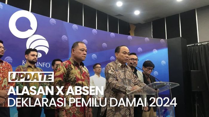 Video: Tak Hadir di Deklarasi Pilkada Damai, X Terancam Diblokir Kominfo
