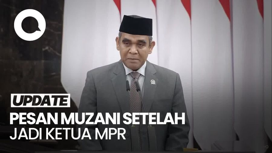 Video: Jadi Ketua MPR, Muzani Minta Sukseskan Pelantikan Prabowo