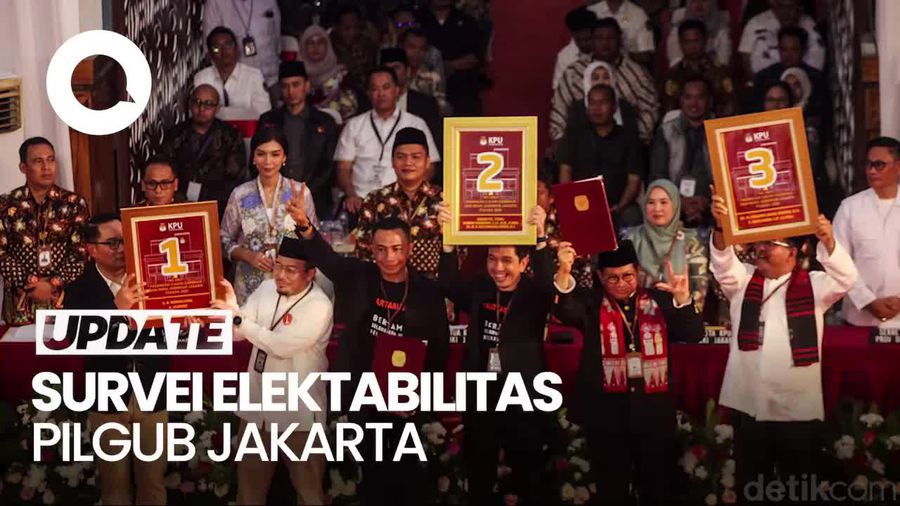 Video Survei Charta: RIDO 48,3%, Dharma-Kun 5,6 %, Pramono-Rano 36,5%